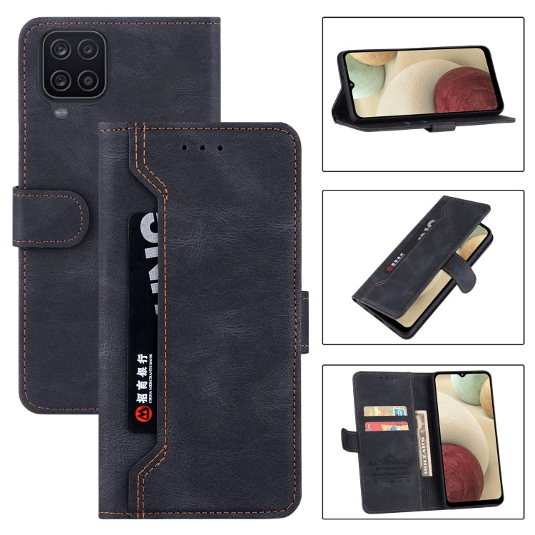 For Samsung Galaxy A22 4G Reverse Buckle Horizontal Flip PU Leather Case with Holder & Card Slot & Wallet