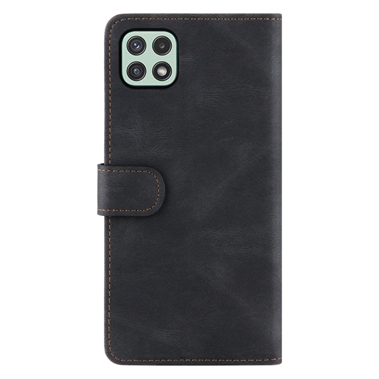 For Samsung Galaxy A22 5G Reverse Buckle Horizontal Flip PU Leather Case with Holder & Card Slot & Wallet