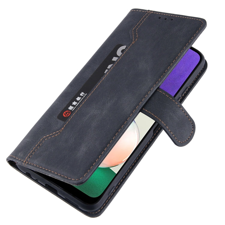 For Samsung Galaxy A22 5G Reverse Buckle Horizontal Flip PU Leather Case with Holder & Card Slot & Wallet