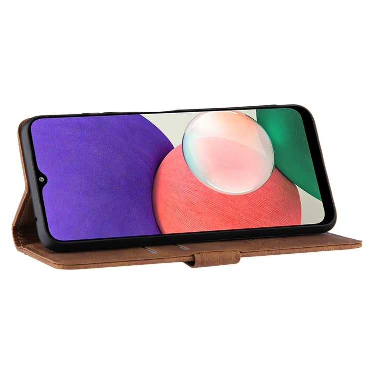 For Samsung Galaxy A22 5G Reverse Buckle Horizontal Flip PU Leather Case with Holder & Card Slot & Wallet