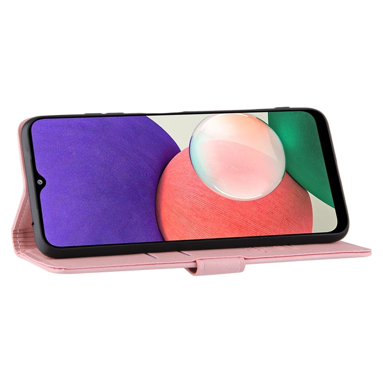For Samsung Galaxy A22 5G Reverse Buckle Horizontal Flip PU Leather Case with Holder & Card Slot & Wallet