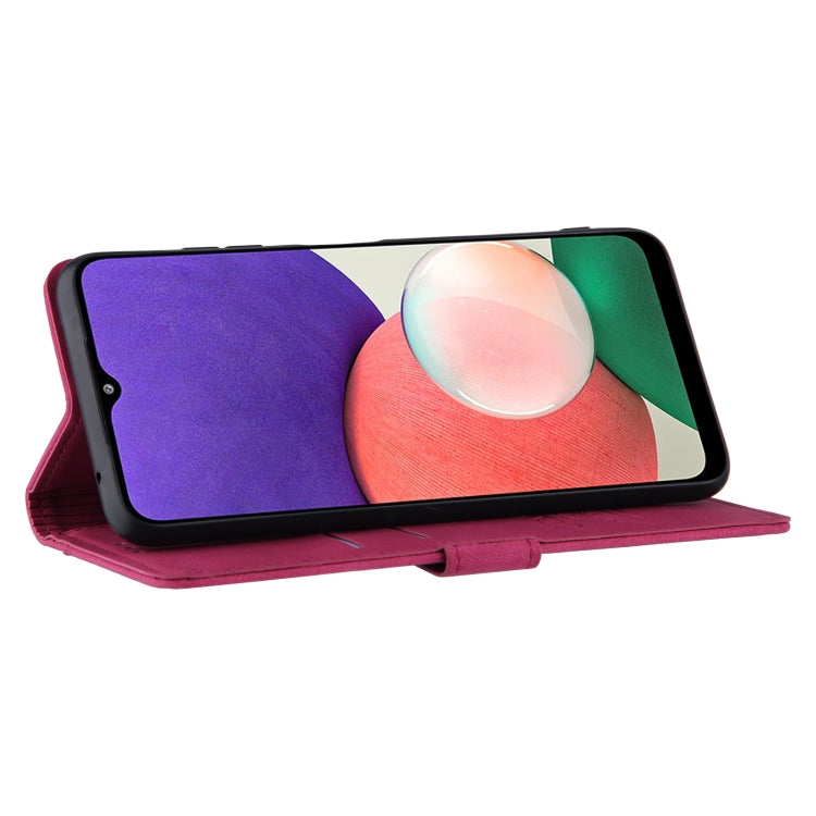 For Samsung Galaxy A22 5G Reverse Buckle Horizontal Flip PU Leather Case with Holder & Card Slot & Wallet