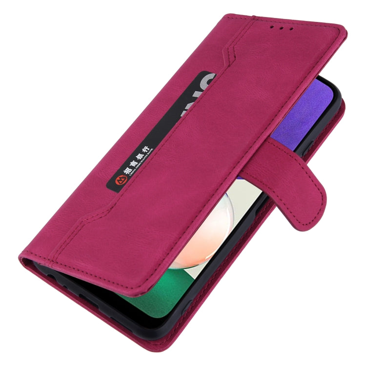 For Samsung Galaxy A22 5G Reverse Buckle Horizontal Flip PU Leather Case with Holder & Card Slot & Wallet