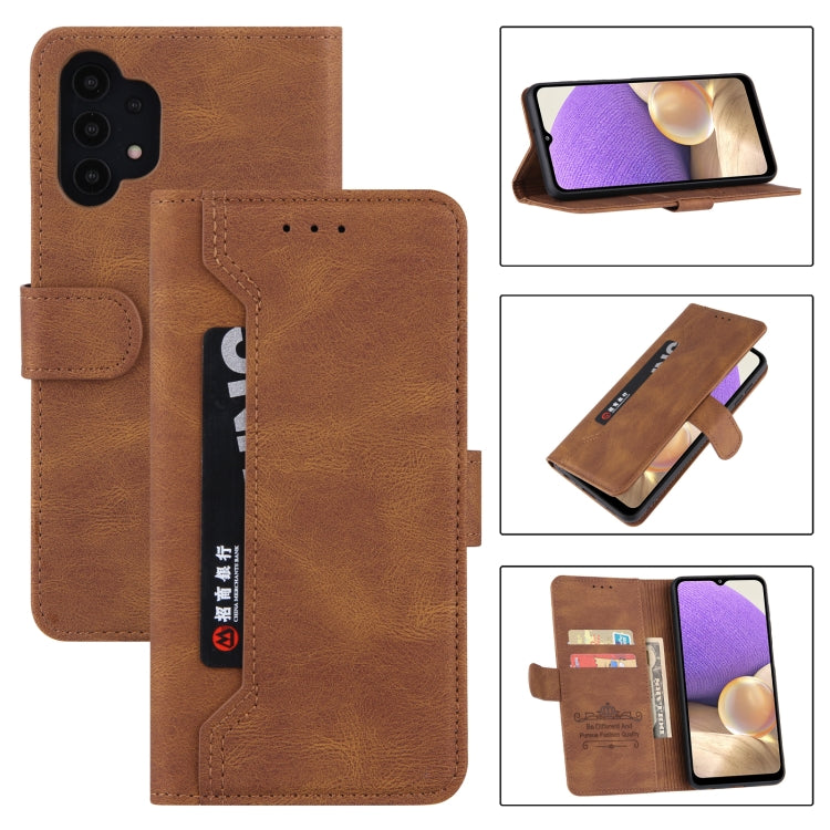 For Samsung Galaxy A32 5G Reverse Buckle Horizontal Flip PU Leather Case with Holder & Card Slot & Wallet