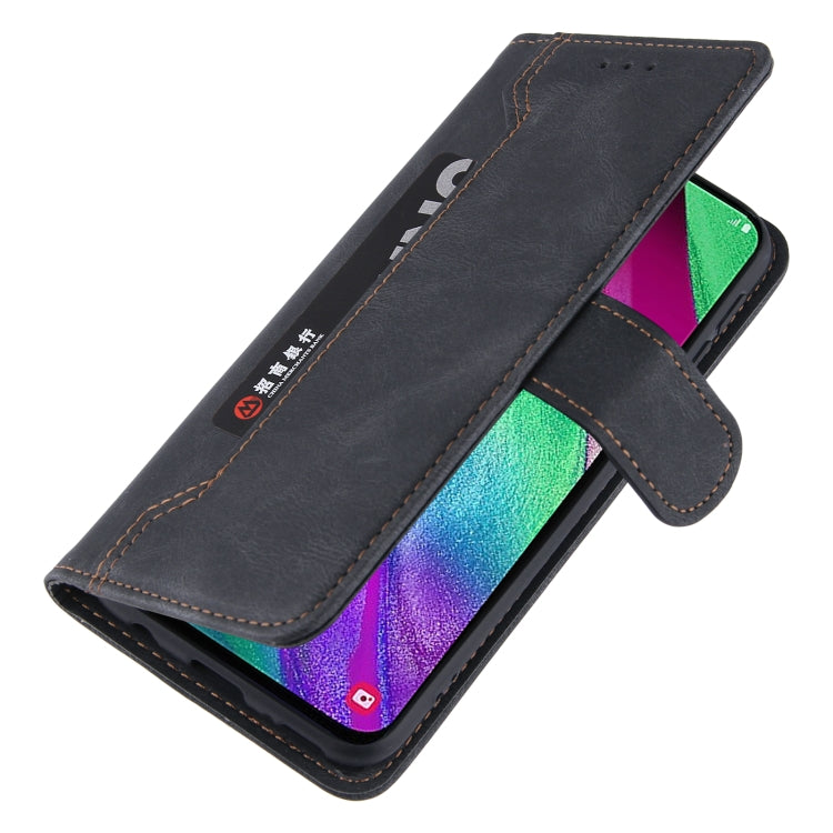 For Samsung Galaxy A40 Reverse Buckle Horizontal Flip PU Leather Case with Holder & Card Slot & Wallet