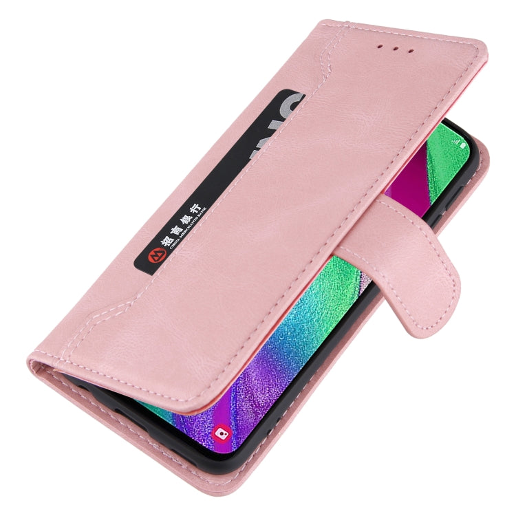 For Samsung Galaxy A40 Reverse Buckle Horizontal Flip PU Leather Case with Holder & Card Slot & Wallet