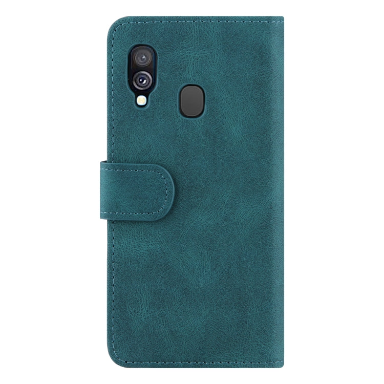 For Samsung Galaxy A40 Reverse Buckle Horizontal Flip PU Leather Case with Holder & Card Slot & Wallet