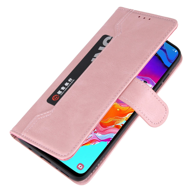 For Samsung Galaxy A50 Reverse Buckle Horizontal Flip PU Leather Case with Holder & Card Slot & Wallet
