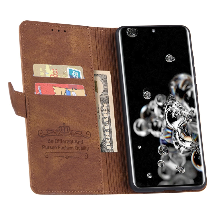 For Samsung Galaxy A52 5G / 4G Reverse Buckle Horizontal Flip PU Leather Case with Holder & Card Slot & Wallet