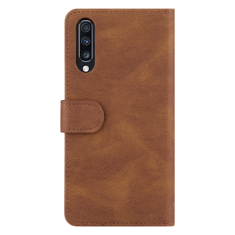 For Samsung Galaxy A70 Reverse Buckle Horizontal Flip PU Leather Case with Holder & Card Slot & Wallet