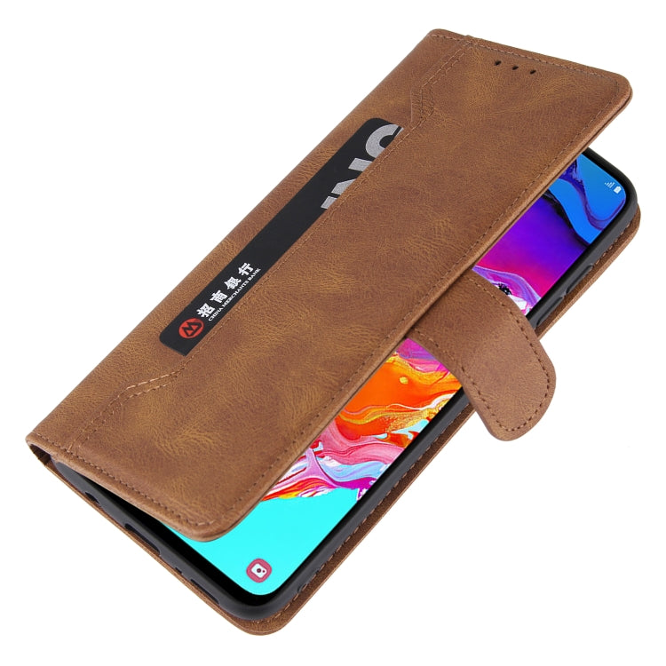 For Samsung Galaxy A70 Reverse Buckle Horizontal Flip PU Leather Case with Holder & Card Slot & Wallet