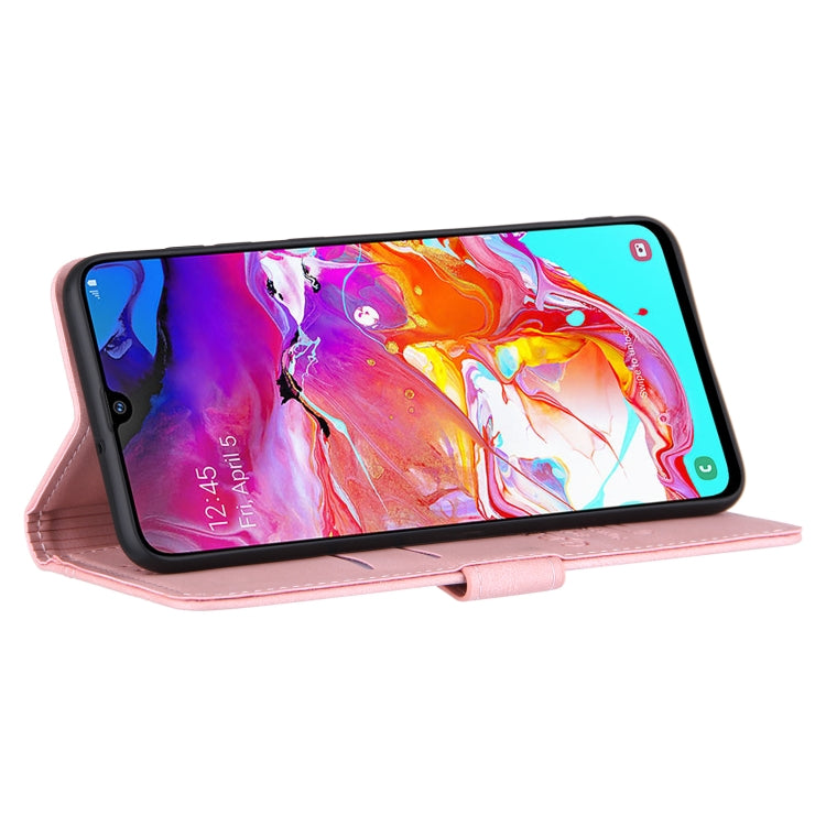 For Samsung Galaxy A70 Reverse Buckle Horizontal Flip PU Leather Case with Holder & Card Slot & Wallet