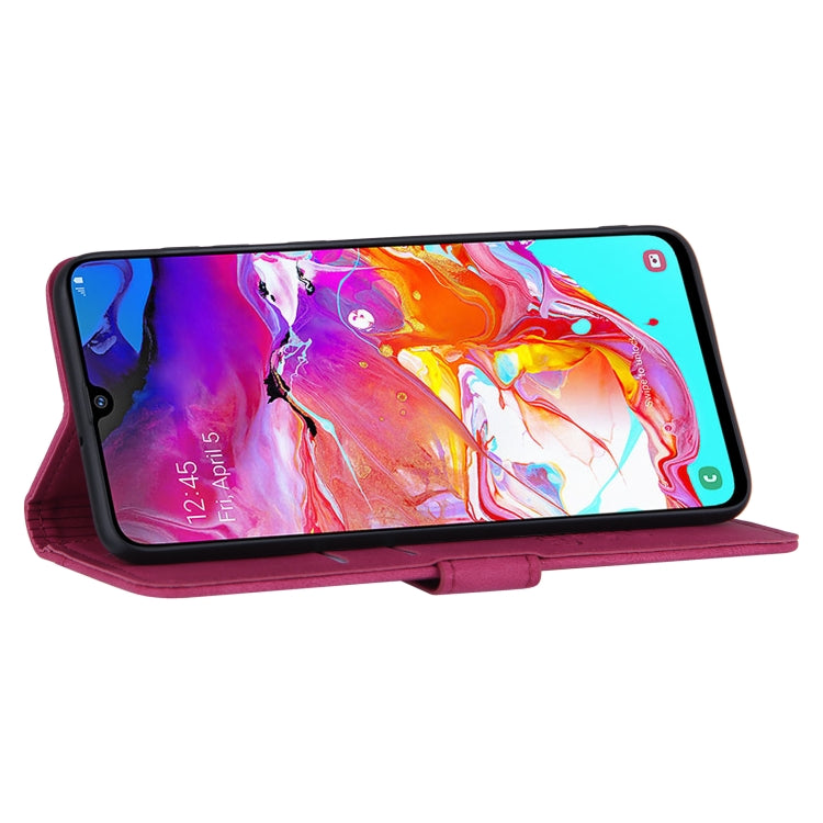 For Samsung Galaxy A70 Reverse Buckle Horizontal Flip PU Leather Case with Holder & Card Slot & Wallet