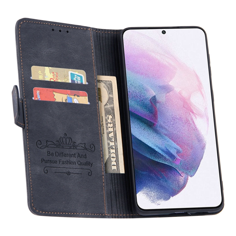 For Samsung Galaxy Note10 Reverse Buckle Horizontal Flip PU Leather Case with Holder & Card Slot & Wallet