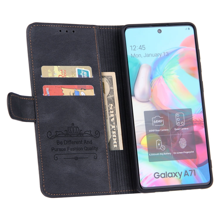 For Samsung Galaxy Note20 Reverse Buckle Horizontal Flip PU Leather Case with Holder & Card Slot & Wallet