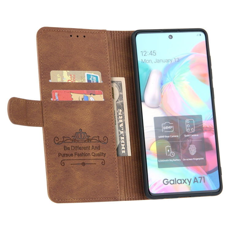 For Samsung Galaxy Note20 Reverse Buckle Horizontal Flip PU Leather Case with Holder & Card Slot & Wallet
