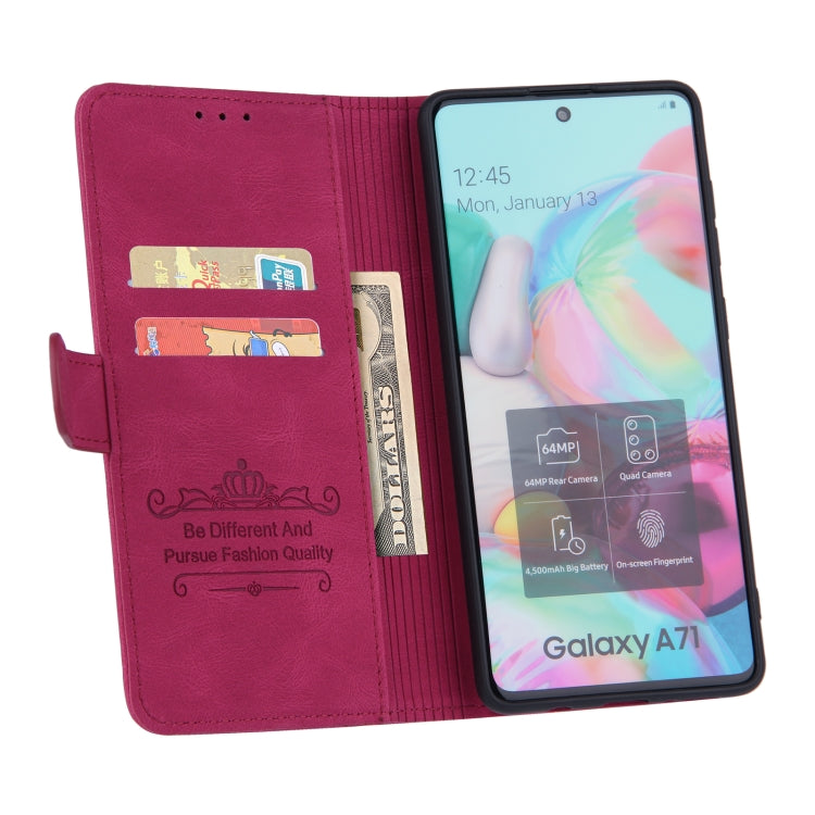 For Samsung Galaxy Note20 Reverse Buckle Horizontal Flip PU Leather Case with Holder & Card Slot & Wallet