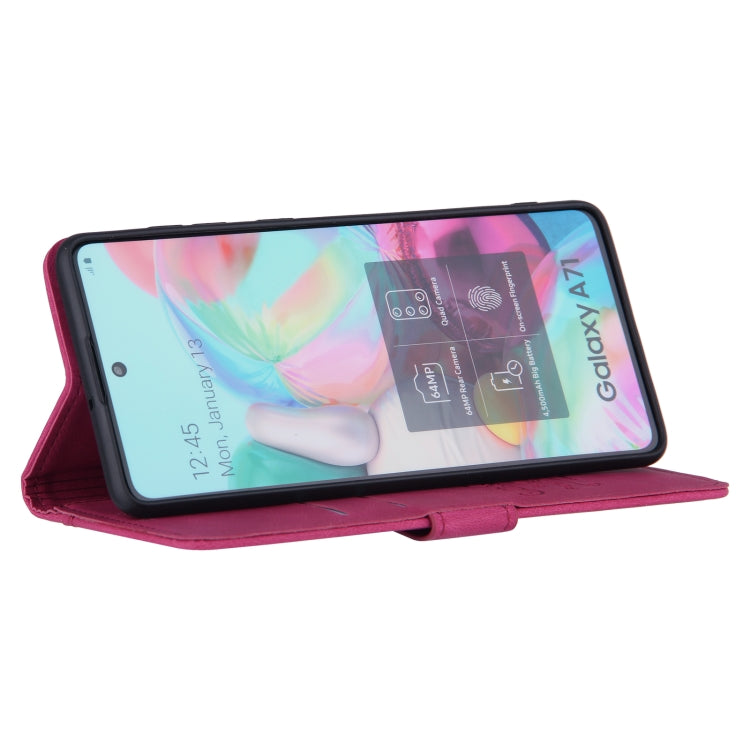 For Samsung Galaxy Note20 Reverse Buckle Horizontal Flip PU Leather Case with Holder & Card Slot & Wallet
