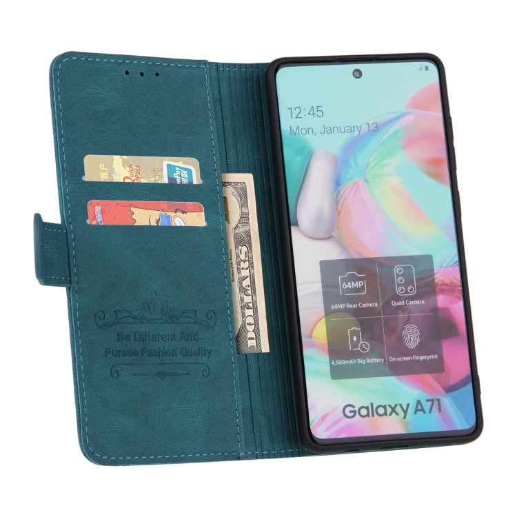 For Samsung Galaxy Note20 Reverse Buckle Horizontal Flip PU Leather Case with Holder & Card Slot & Wallet