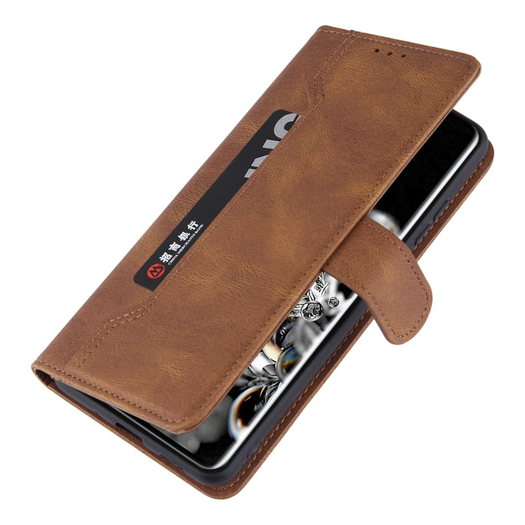 For Samsung Galaxy S20 Ultra Reverse Buckle Horizontal Flip PU Leather Case with Holder & Card Slot & Wallet