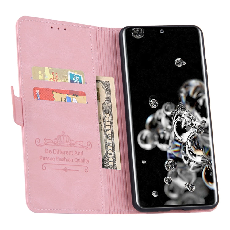 For Samsung Galaxy S20 Ultra Reverse Buckle Horizontal Flip PU Leather Case with Holder & Card Slot & Wallet