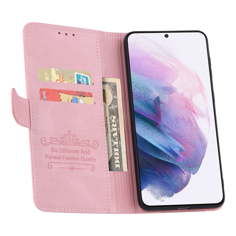 For Samsung Galaxy S21 5G Reverse Buckle Horizontal Flip PU Leather Case with Holder & Card Slot & Wallet