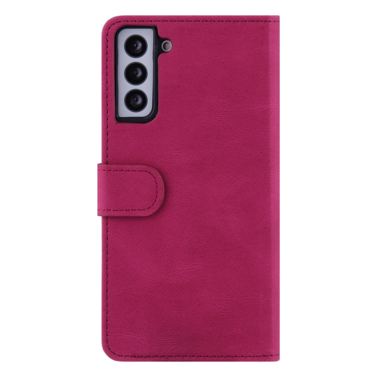 For Samsung Galaxy S21 5G Reverse Buckle Horizontal Flip PU Leather Case with Holder & Card Slot & Wallet