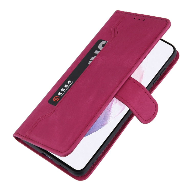 For Samsung Galaxy S21 5G Reverse Buckle Horizontal Flip PU Leather Case with Holder & Card Slot & Wallet