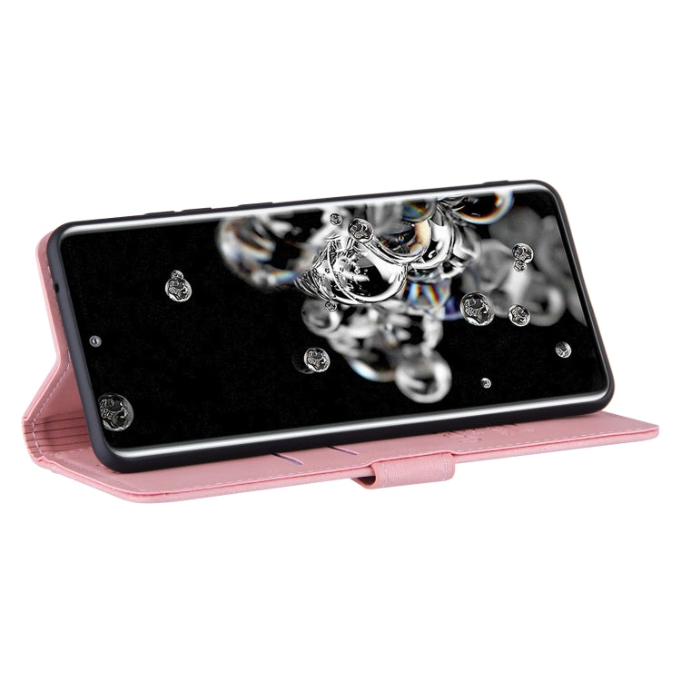 For Samsung Galaxy S21 Ultra 5G Reverse Buckle Horizontal Flip PU Leather Case with Holder & Card Slot & Wallet
