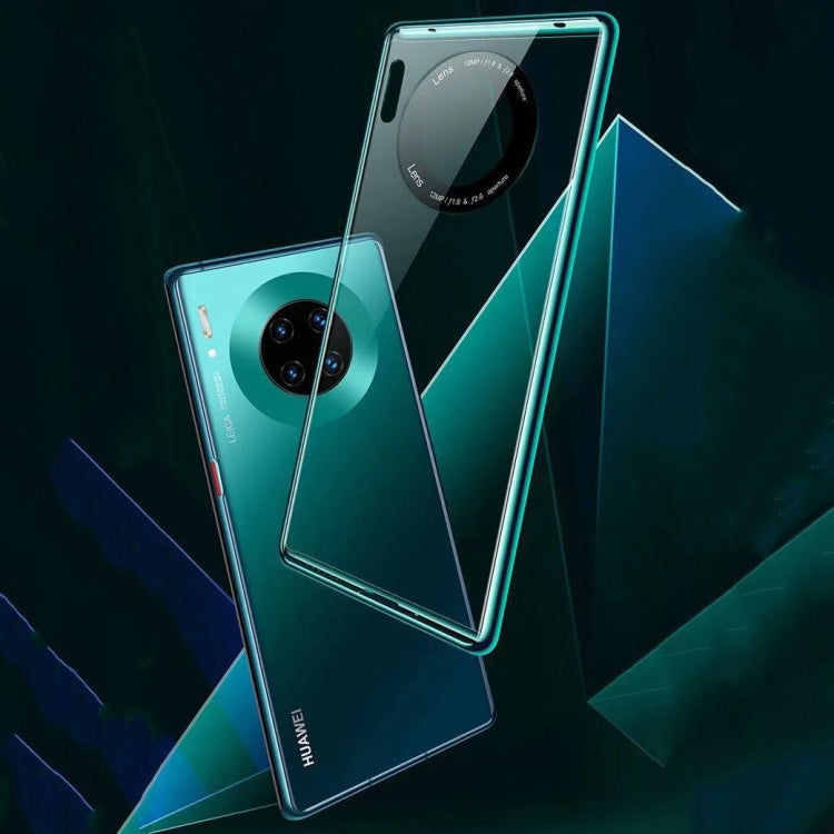 For Huawei Mate 30 Electroplated PC Glass Protective Case