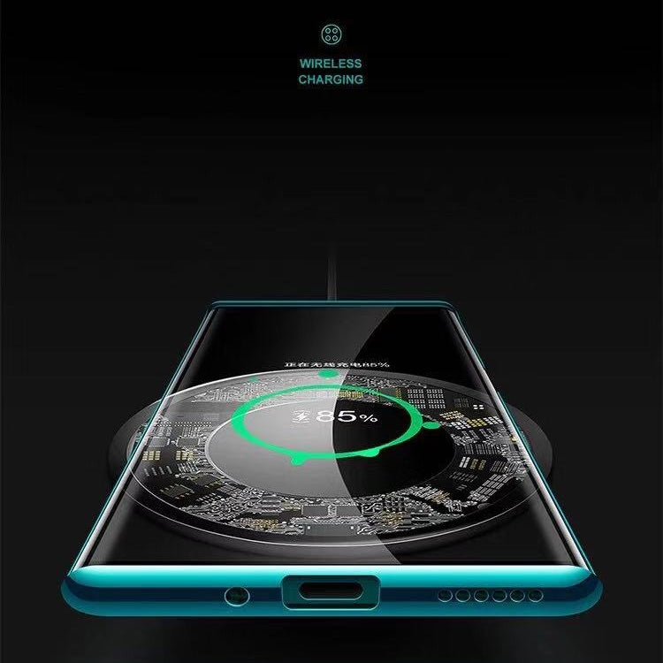 For Huawei Mate 30 Electroplated PC Glass Protective Case