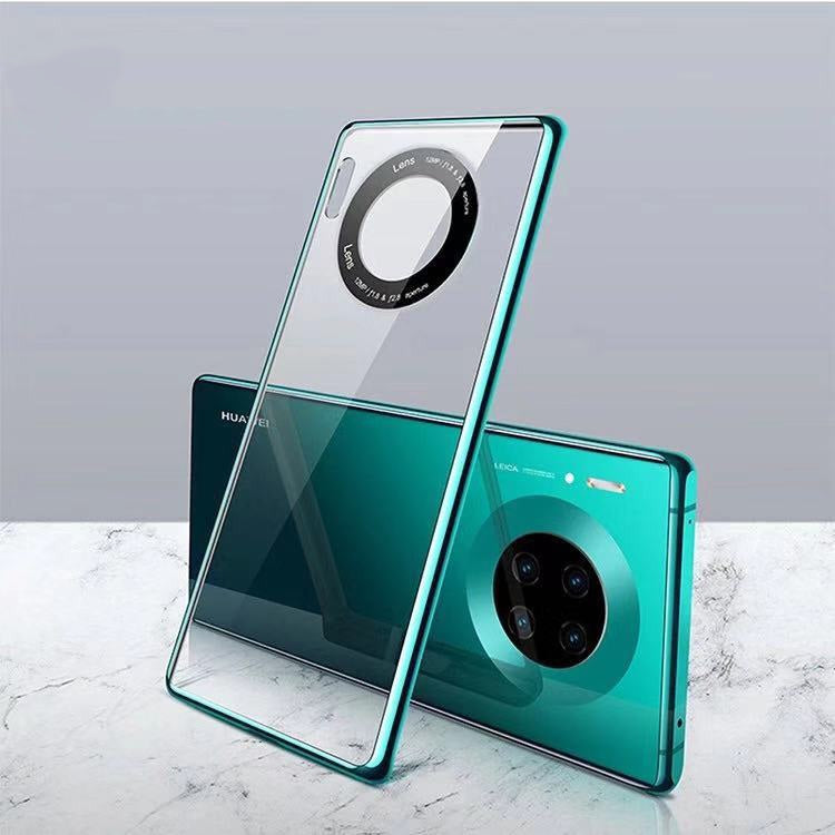 For Huawei Mate 30 Pro Electroplated PC Glass Protective Case