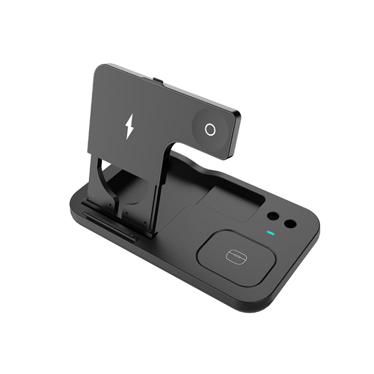 0W01 4 in 1 Multi-function Foldable Fast Charging Wireless Charger Stand for iPhone & Apple Pencil & iWatch & AirPods