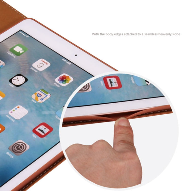 For iPad Pro 9.7 inch GEBEI PU+TPU Horizontal Flip Protective Case with Holder & Card Slots