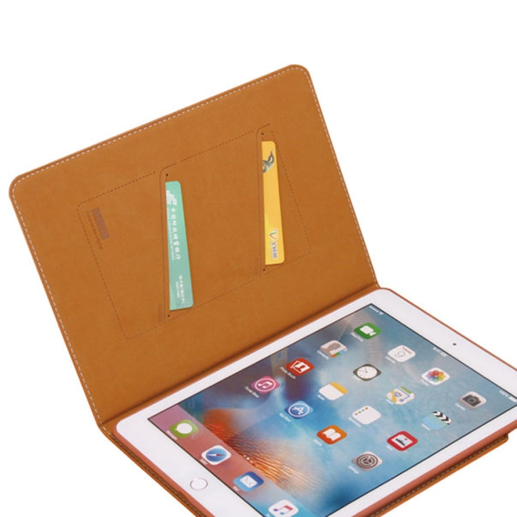 For iPad Pro 9.7 inch GEBEI PU+TPU Horizontal Flip Protective Case with Holder & Card Slots