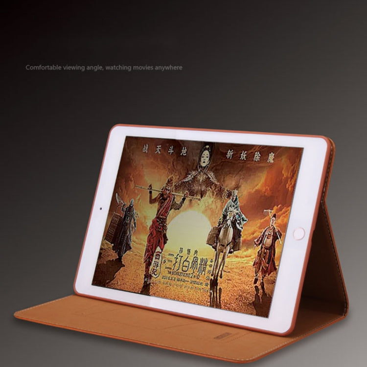 For iPad Pro 9.7 inch GEBEI PU+TPU Horizontal Flip Protective Case with Holder & Card Slots