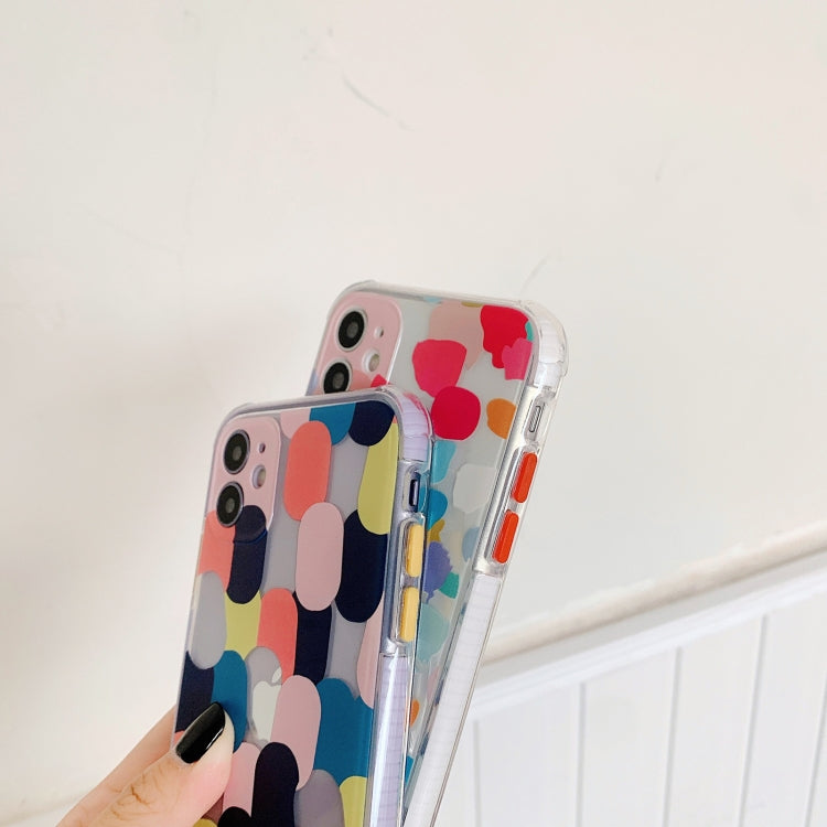 For iPhone 12 Shockproof TPU Pattern Protective Case
