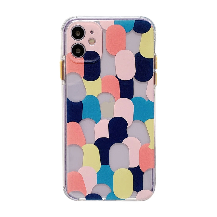 For iPhone 12 Shockproof TPU Pattern Protective Case
