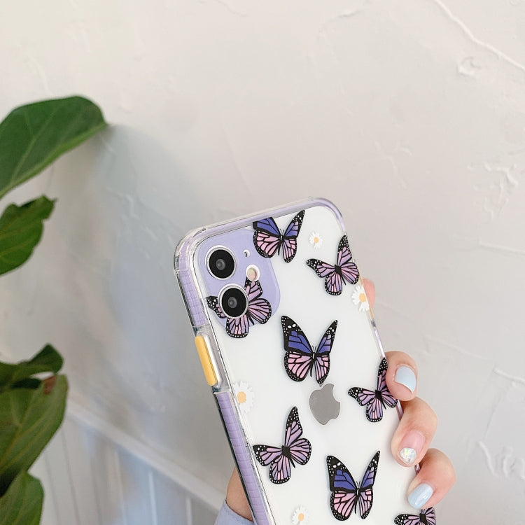 For iPhone 12 Shockproof TPU Pattern Protective Case