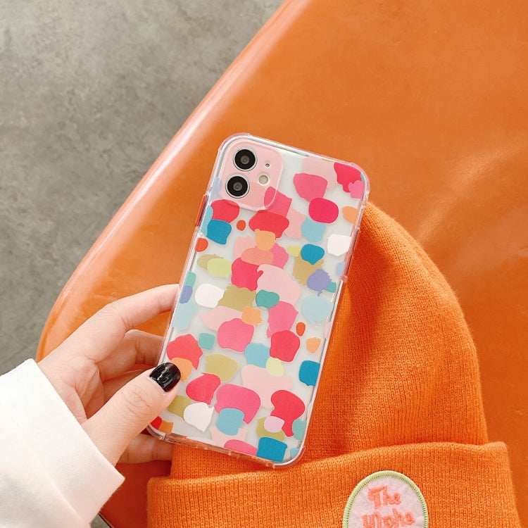 For iPhone 12 Pro Max Shockproof TPU Pattern Protective Case