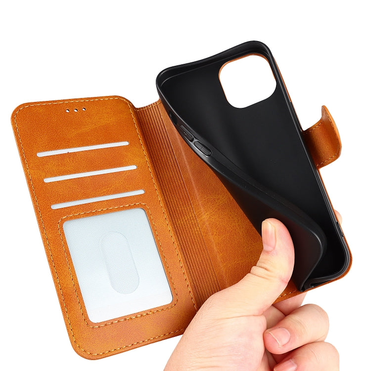 For iPhone 13 mini Shockproof PU + TPU Leather Case with Card Slots & Holder & Photo Frame & Wallet