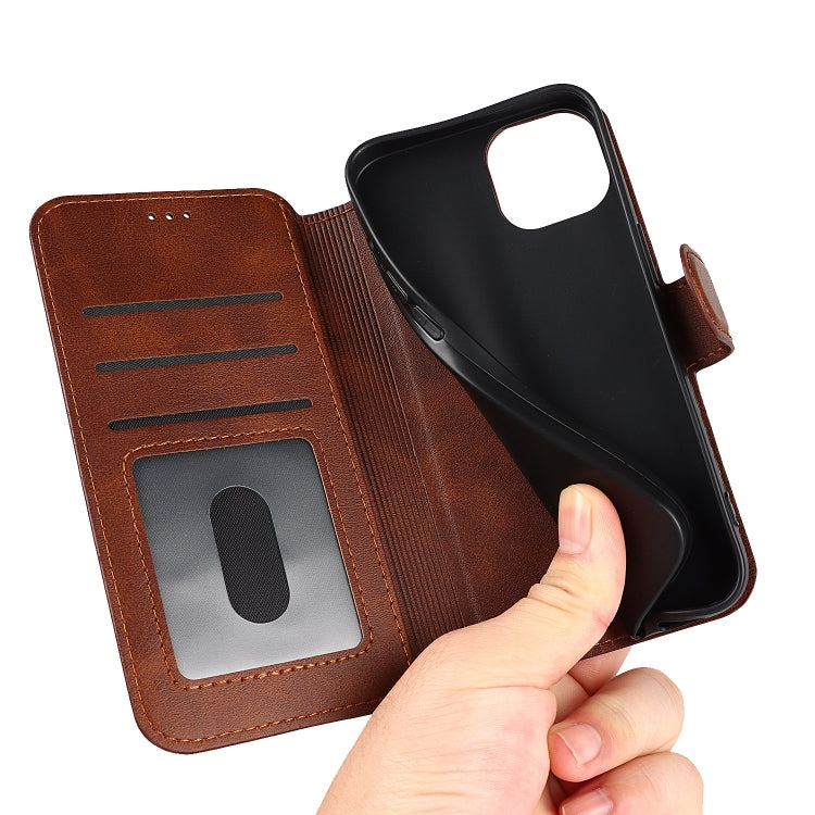For iPhone 13 mini Shockproof PU + TPU Leather Case with Card Slots & Holder & Photo Frame & Wallet