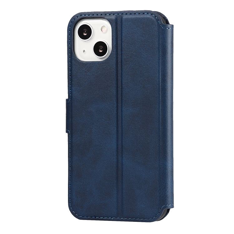 For iPhone 13 mini Shockproof PU + TPU Leather Case with Card Slots & Holder & Photo Frame & Wallet