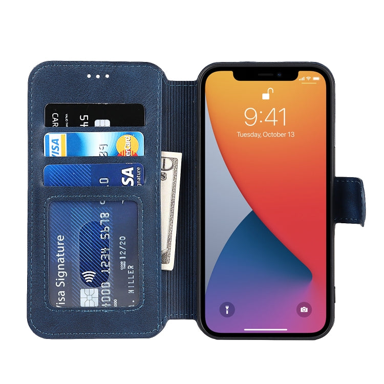 For iPhone 13 mini Shockproof PU + TPU Leather Case with Card Slots & Holder & Photo Frame & Wallet