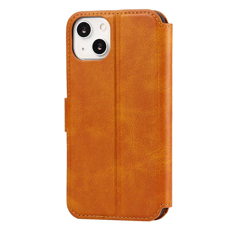 For iPhone 13 Shockproof PU + TPU Leather Case with Card Slots & Holder & Photo Frame & Wallet