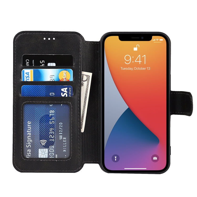 For iPhone 13 Shockproof PU + TPU Leather Case with Card Slots & Holder & Photo Frame & Wallet