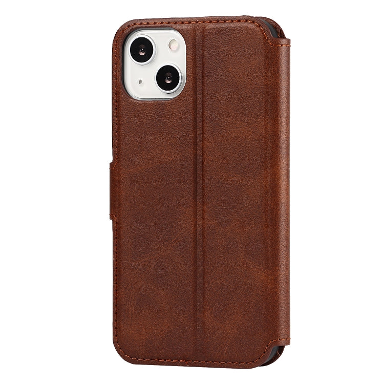 For iPhone 13 Shockproof PU + TPU Leather Case with Card Slots & Holder & Photo Frame & Wallet