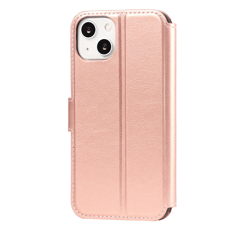 For iPhone 13 Shockproof PU + TPU Leather Case with Card Slots & Holder & Photo Frame & Wallet