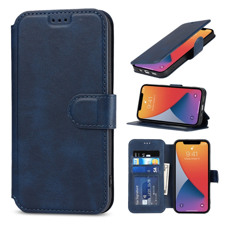 For iPhone 13 Shockproof PU + TPU Leather Case with Card Slots & Holder & Photo Frame & Wallet