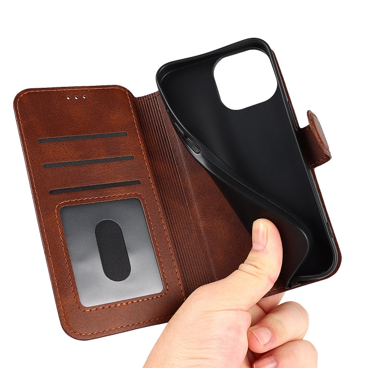For iPhone 13 Pro Shockproof PU + TPU Leather Case with Card Slots & Holder & Photo Frame & Wallet